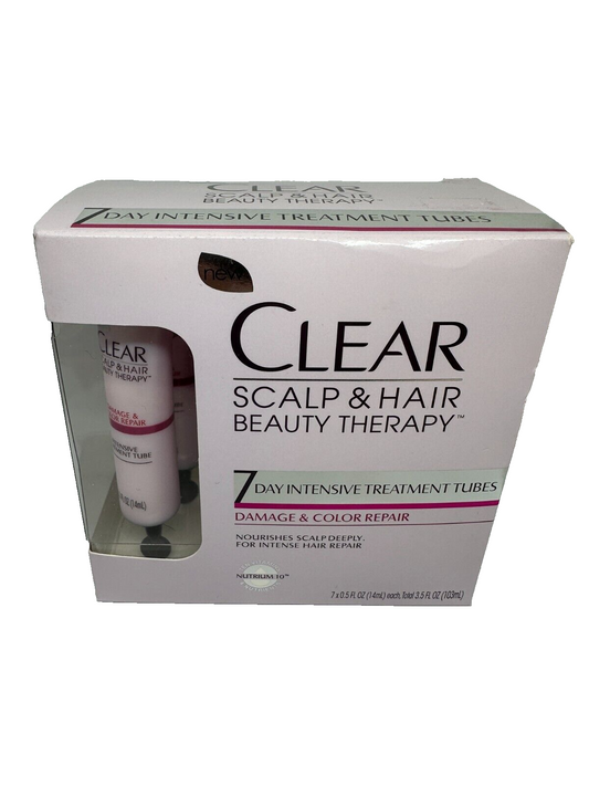 Clear Scalp & Hair Beauty Therapy 7 Day Intensive Treatment Color Repair