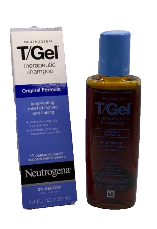 Neutrogena T Gel Shampoo Original Formula Relief Itching Flaking 4.4oz EXPIRED