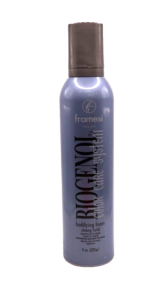 Framesi Milan Biogenol Color Care System Bodifying Foam Strong Hold 9oz
