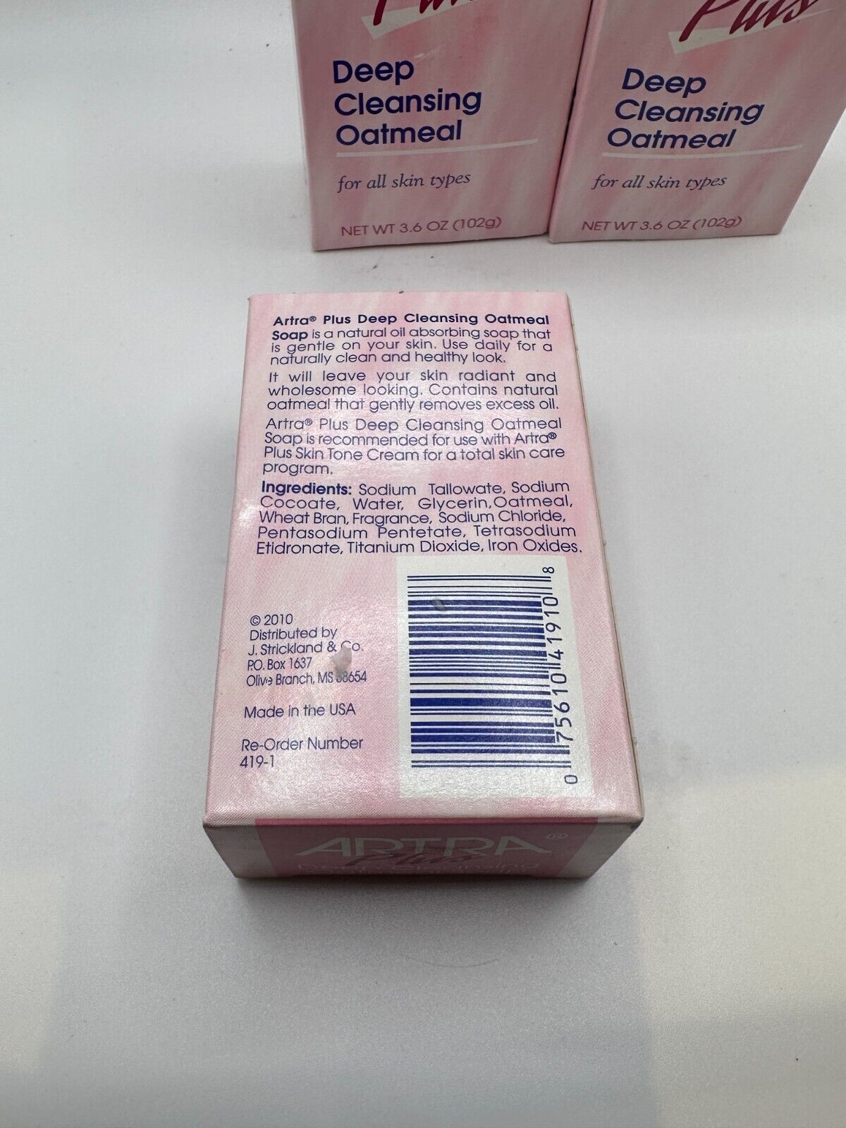 (3) Artra Plus Deep Cleansing Oatmeal Soap 3.6oz *RARE