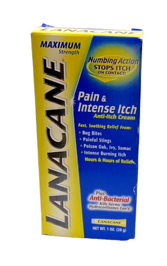 Lanacane Pain & Intense Itc Anti-Itch Cream 1oz