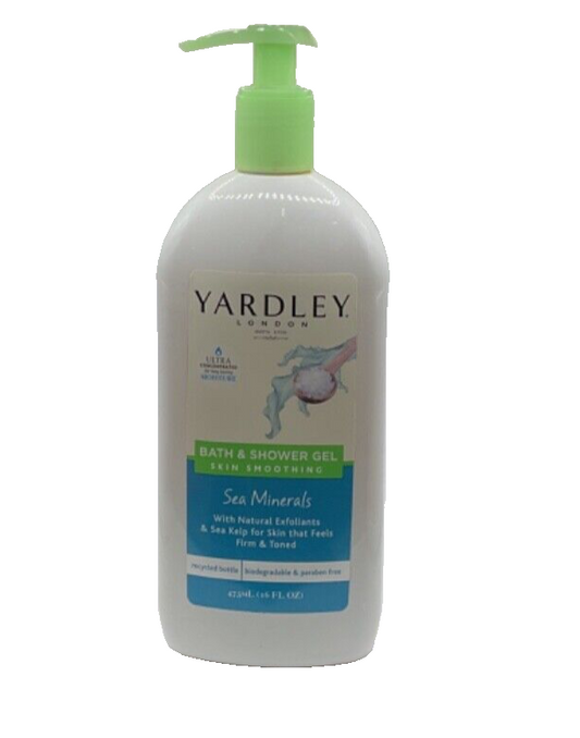 Yardley London Sea Minerals Bath & Shower Ultra Concentrated Gel 16 Oz New