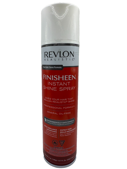 REVLON Realistic FINISHEEN Instant Shine Spray PROESSIONAL FORMULA 8.7 Oz