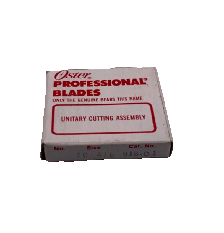 Oster Professional Blades Unitary Cutting Assembly No.70 Size 4/0 (918-01)