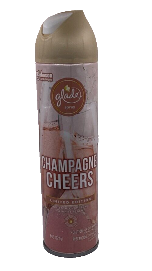 (3) Glade Champagne Cheers Limited Edition 8oz Spray