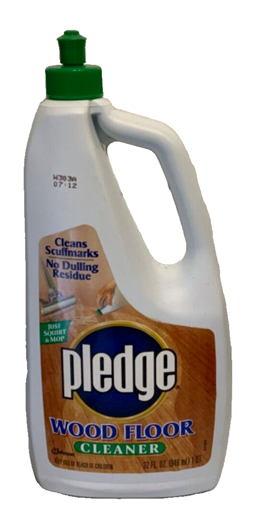Johnson Pledge Wood Floor Cleaner 32 oz NOS