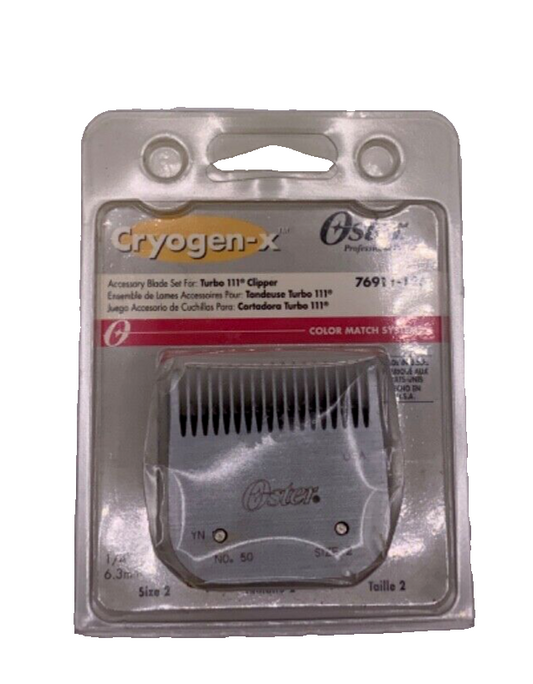 Oster Cryogen-X Replacement Blade Turbo 111 Size 2 Model No. 76911-126