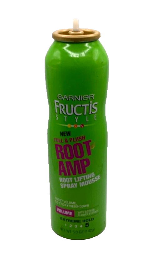 *NO NOZZLE Garnier Fructis Style Root Amp Root Lifting Spray Mousse 5.0oz