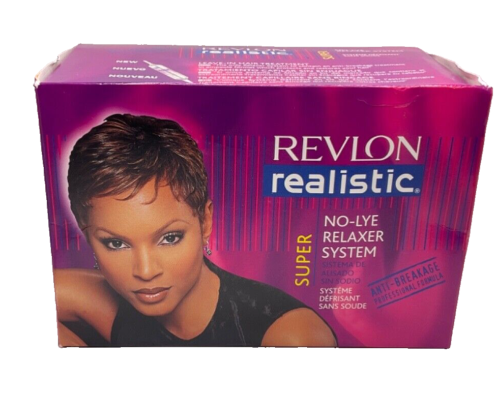 VTG Revlon Realistic No-Lye Relaxer System-Super