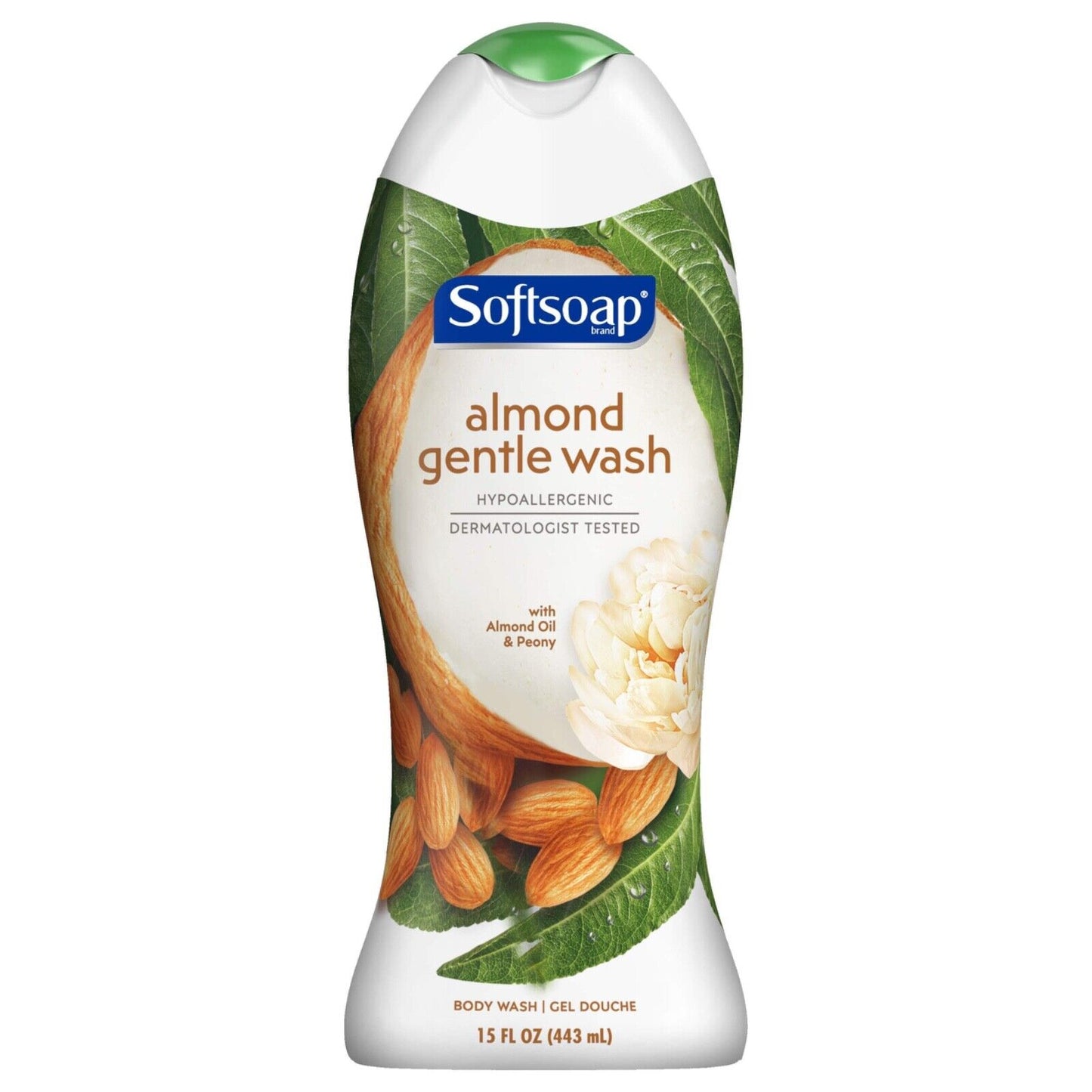 Softsoap Almond Gentle Body Wash w/Almond Oil & Peony~15 oz NEW UNUSED PRODUCT