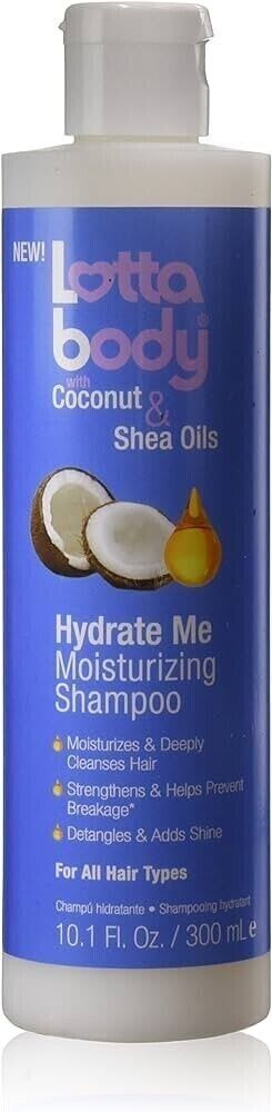 Lotta Body with Coconut & Shea Oils Hydrate Me Moisturizing Shampoo/10.1 fl oz