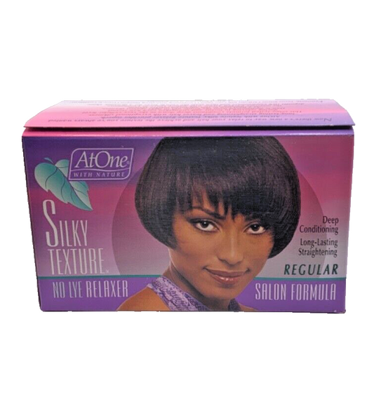 At One Silky Texture No Lye Relaxer Regular Deep Conditioning 1 Application