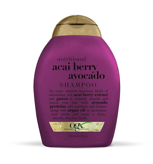 OGX Shampoo, Nutritional Acai Berry Avocado, 13oz NEW