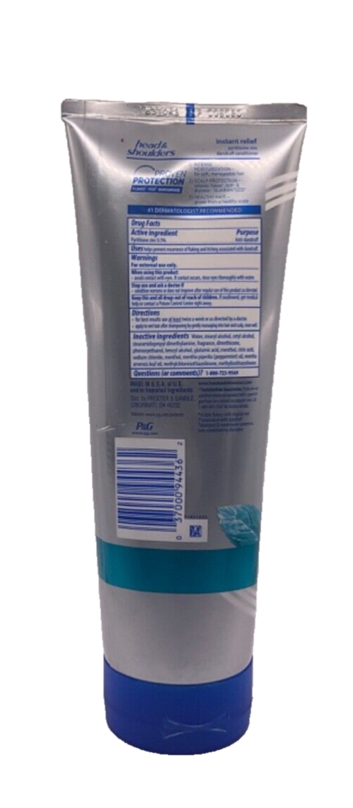 Head & Shoulders Peppermint Tea Tree Dandruff Daily Conditioner 10.6oz EXP 10/20