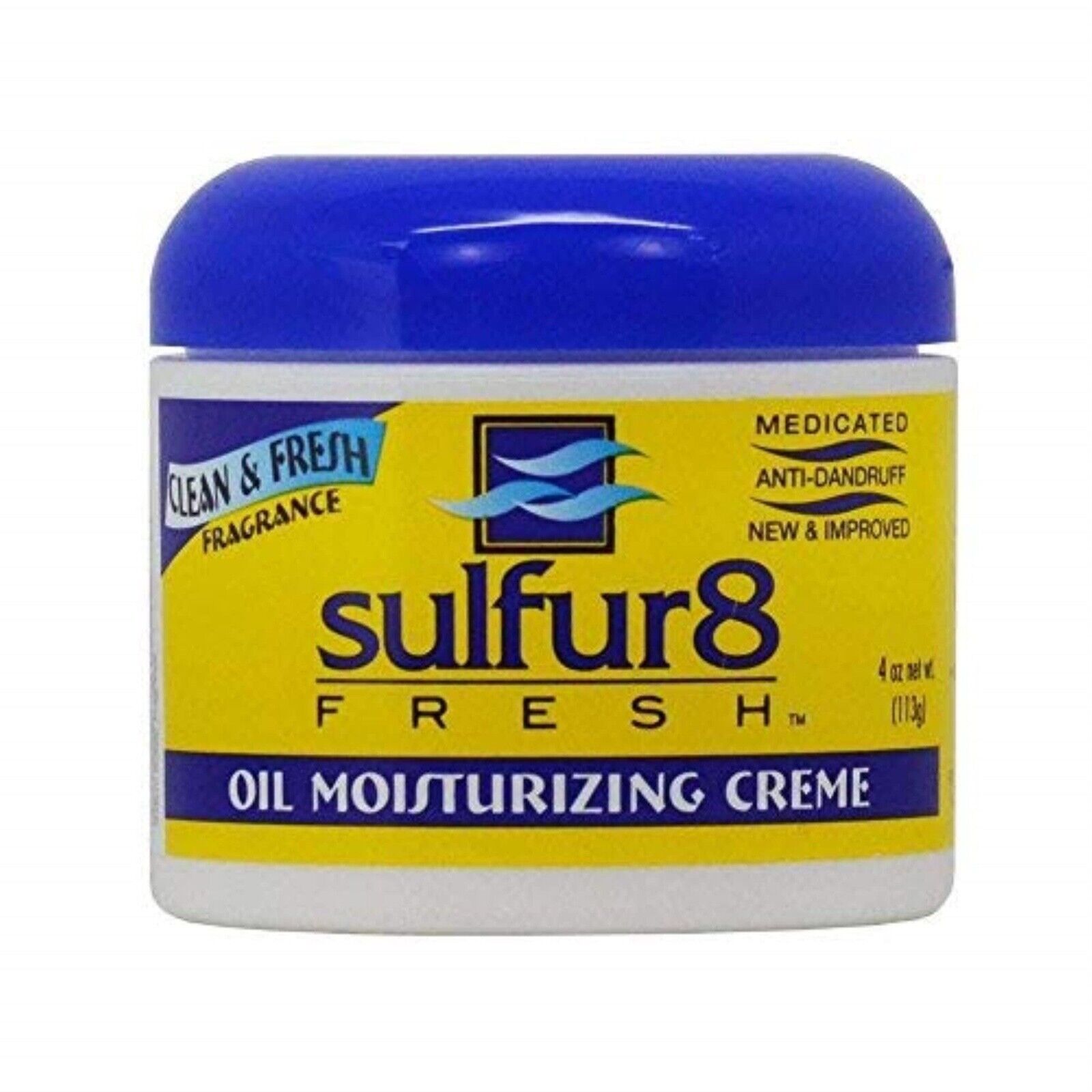 Sulfur 8 Fresh Oil Moisturizing Creme/ 4oz