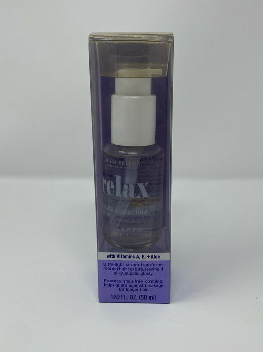 John Frieda Relax Texture Correcting Serum - 1.69 oz *RARE