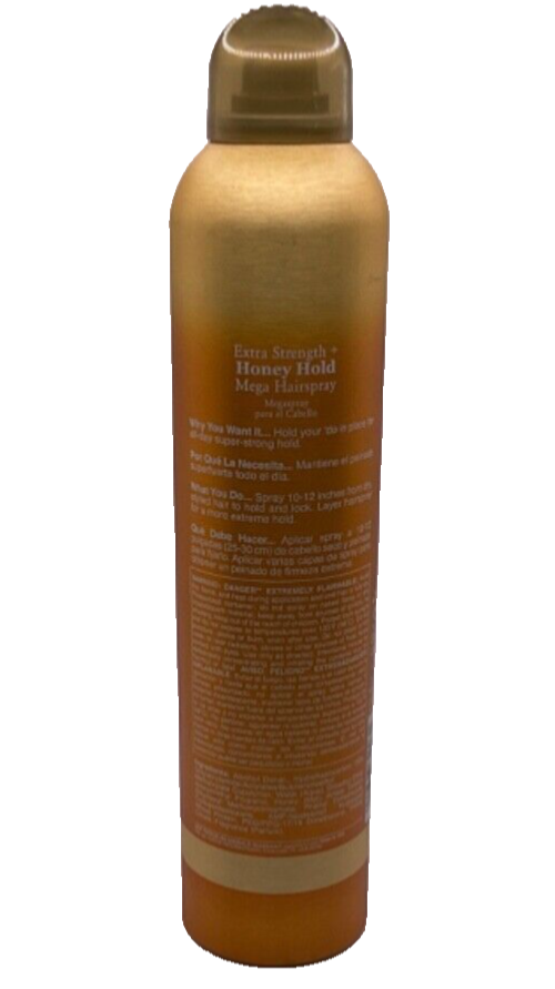 OGX Extra Strength + Honey Hold Mega Hairspray / 8oz
