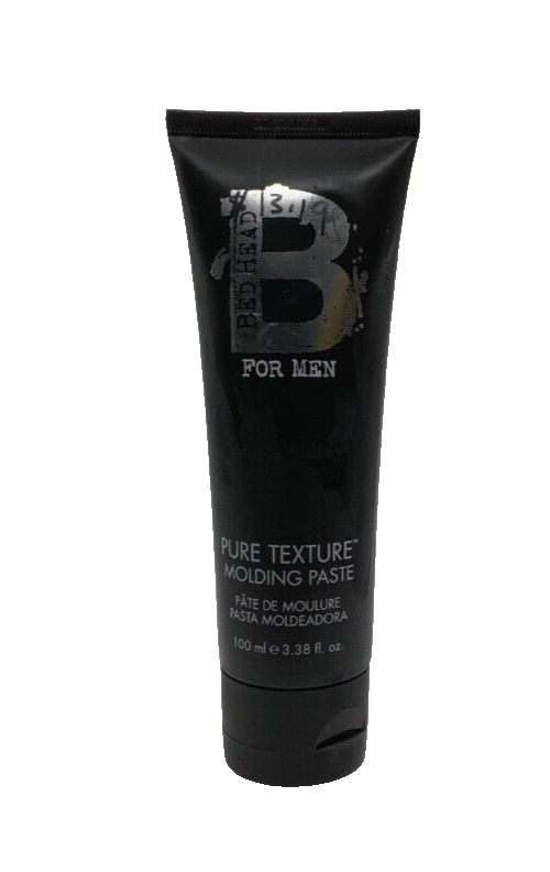 TIGI Bed Head For Men Pure Texture Molding Paste 3.38 oz Black Tube RARE*