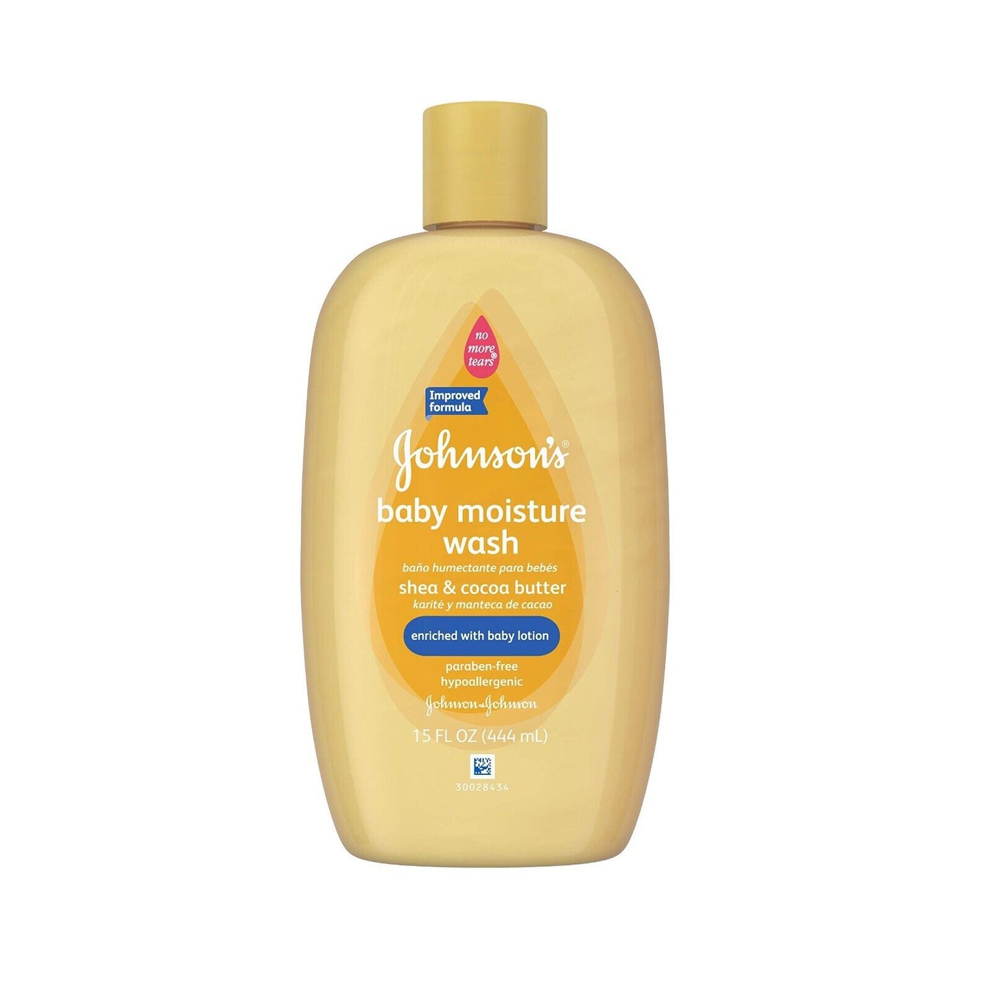 Johnsons Shea & Cocoa Butter Baby Moisture Wash 15 fl oz Discontinued Formula