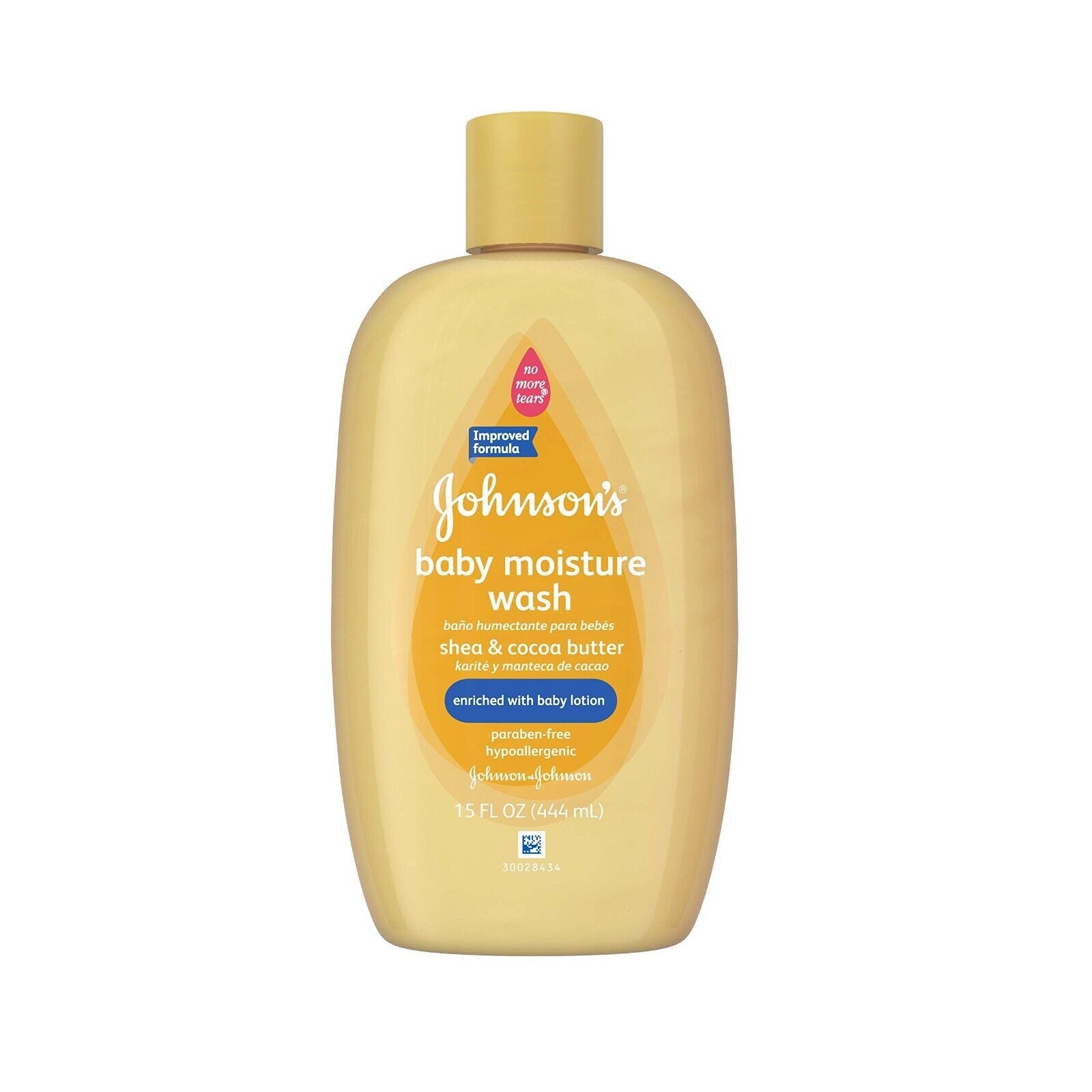 Johnsons Shea & Cocoa Butter Baby Moisture Wash 15 fl oz Discontinued Formula