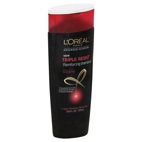 L'Oreal Triple Resist Reinforcing Shampoo Arginine 12.6 Oz.