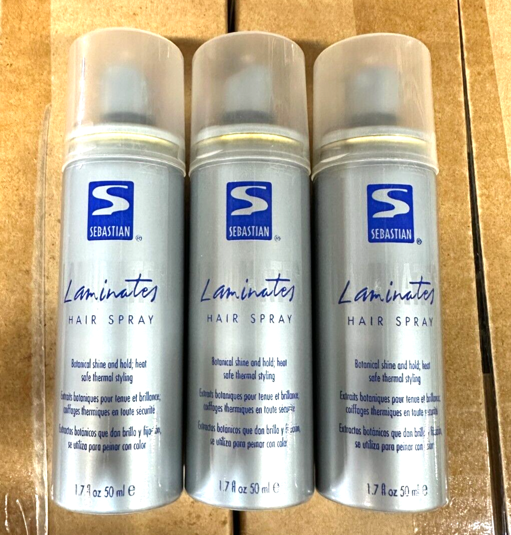 Sebastian Laminates Hair Spray Botanical Shine & Hold - 3 Pack (1.7 fl oz each)