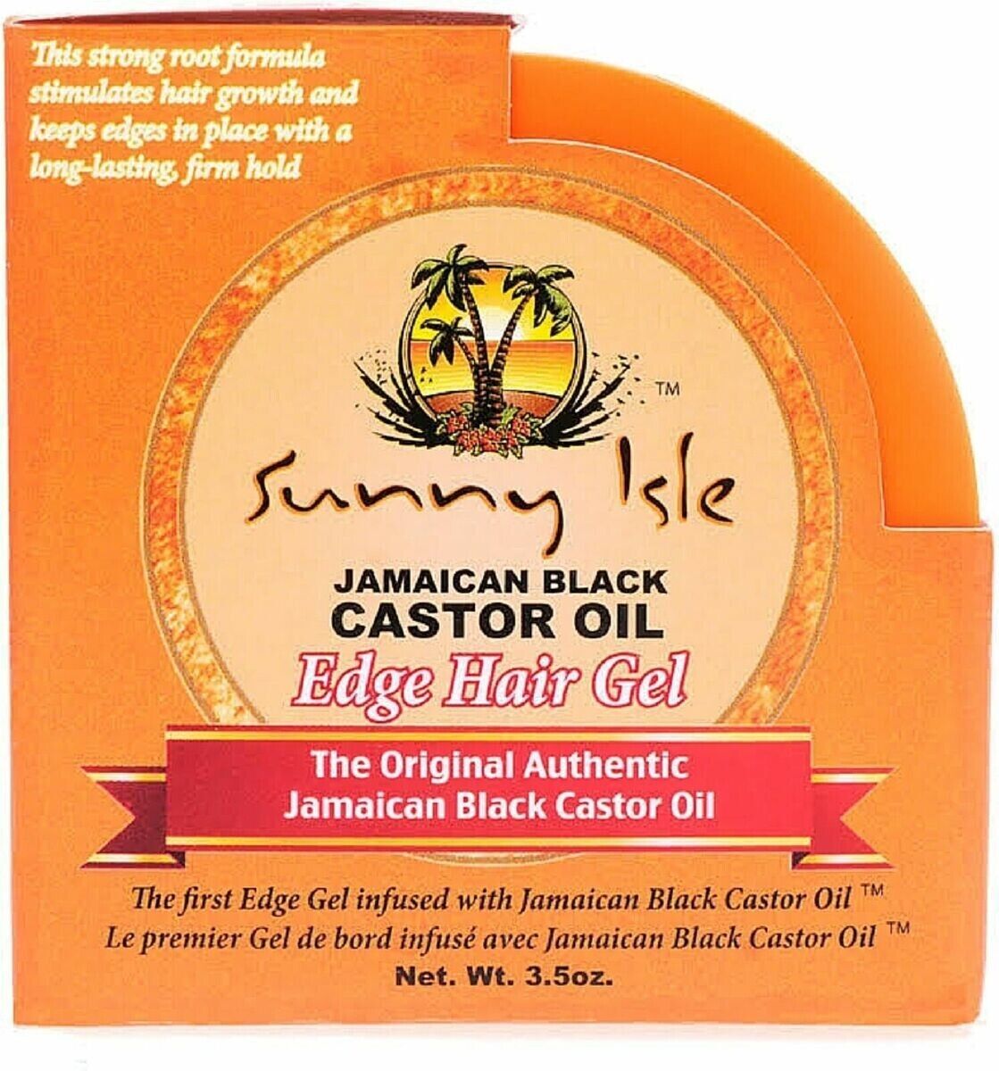 Sunny Isle Jamaican Black Castor Oil Edge Control Gel 3.5oz