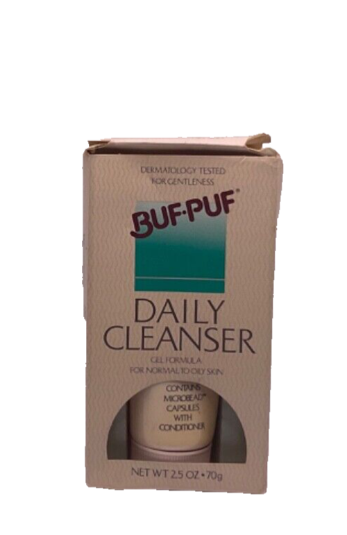 Vintage Buf Puf Daily Cleanser Gel Formula For Normal To Oily Skin / 2.5 oz