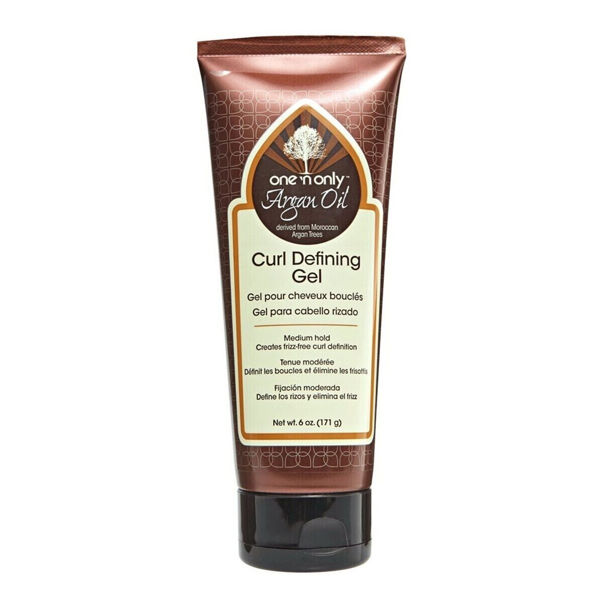 One N Only Argan Oil Curl Defining Hair Gel, Medium Hold, 6 Oz