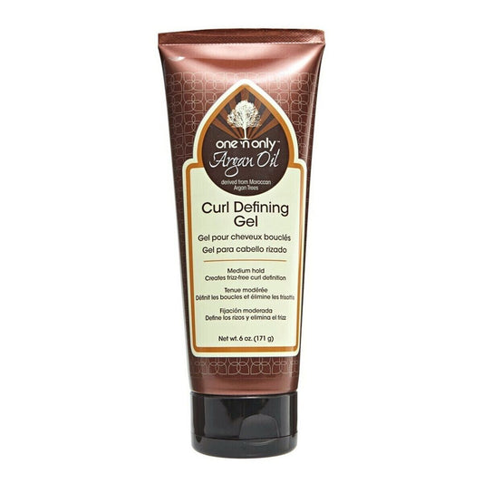 One N Only Argan Oil Curl Defining Hair Gel, Medium Hold, 6 Oz