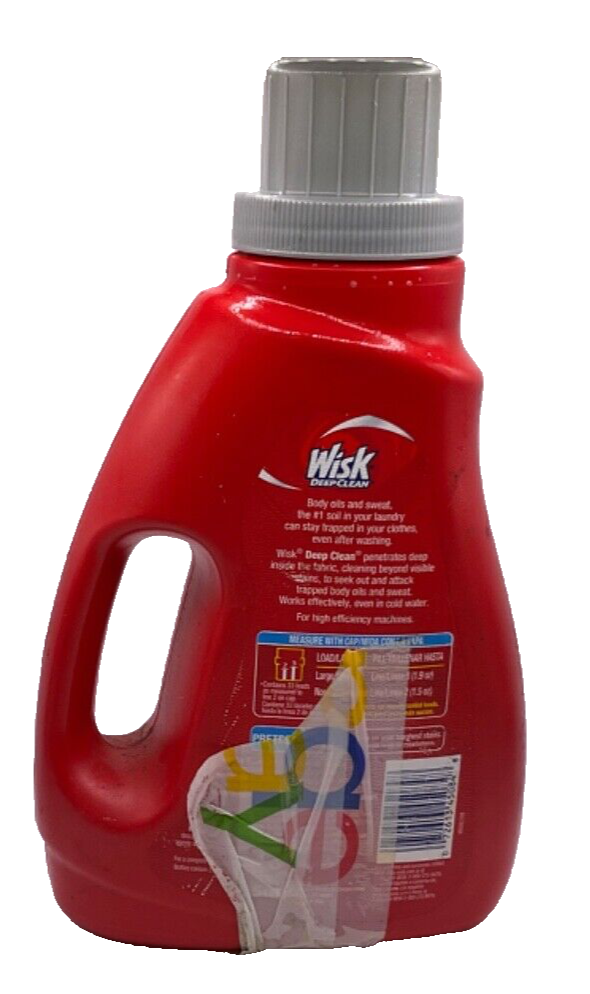 Wisk Deep Clean HE Detergent/ 50 fl oz DAMAGED