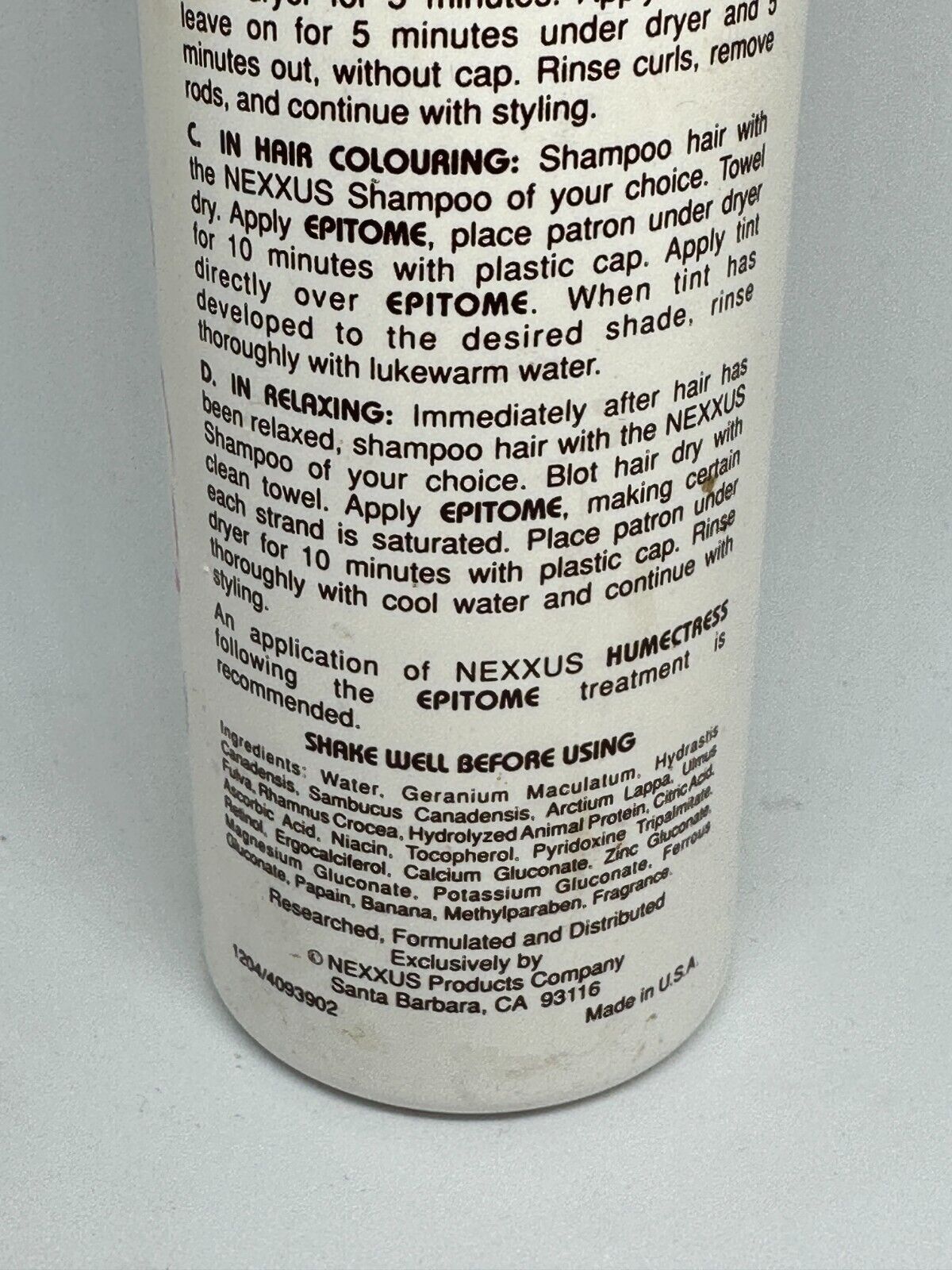 Nexxus Highly Concentrated EPITOME - 16 fl oz