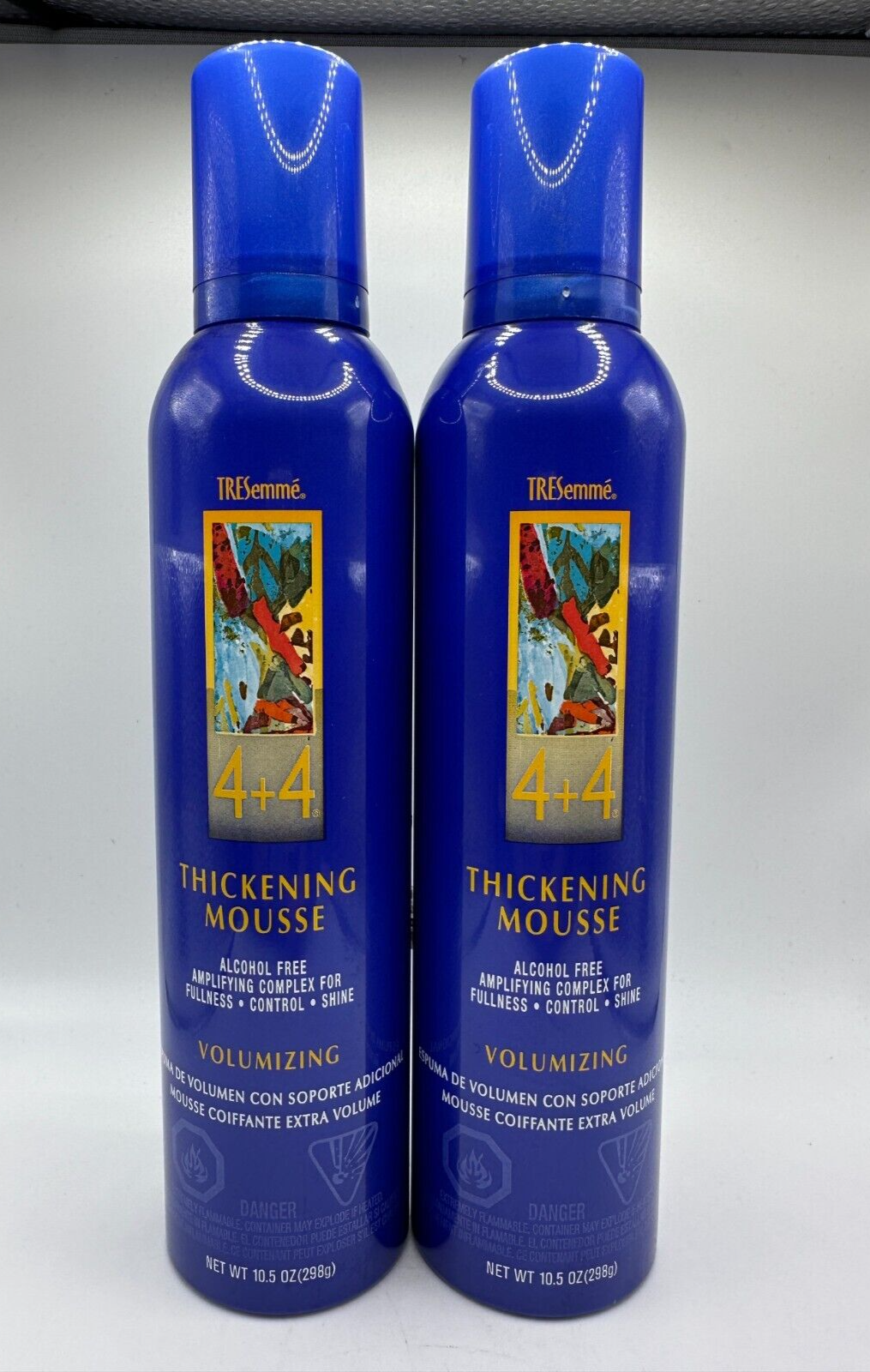 (2) TRESEMME 4+4 THICKENING MOUSSE VOLUMIZING - 10.5 OZ