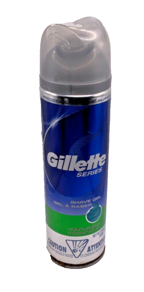 Gillette Series Shave Gel Moisturizing Hydration With Cocoa Butter 7oz