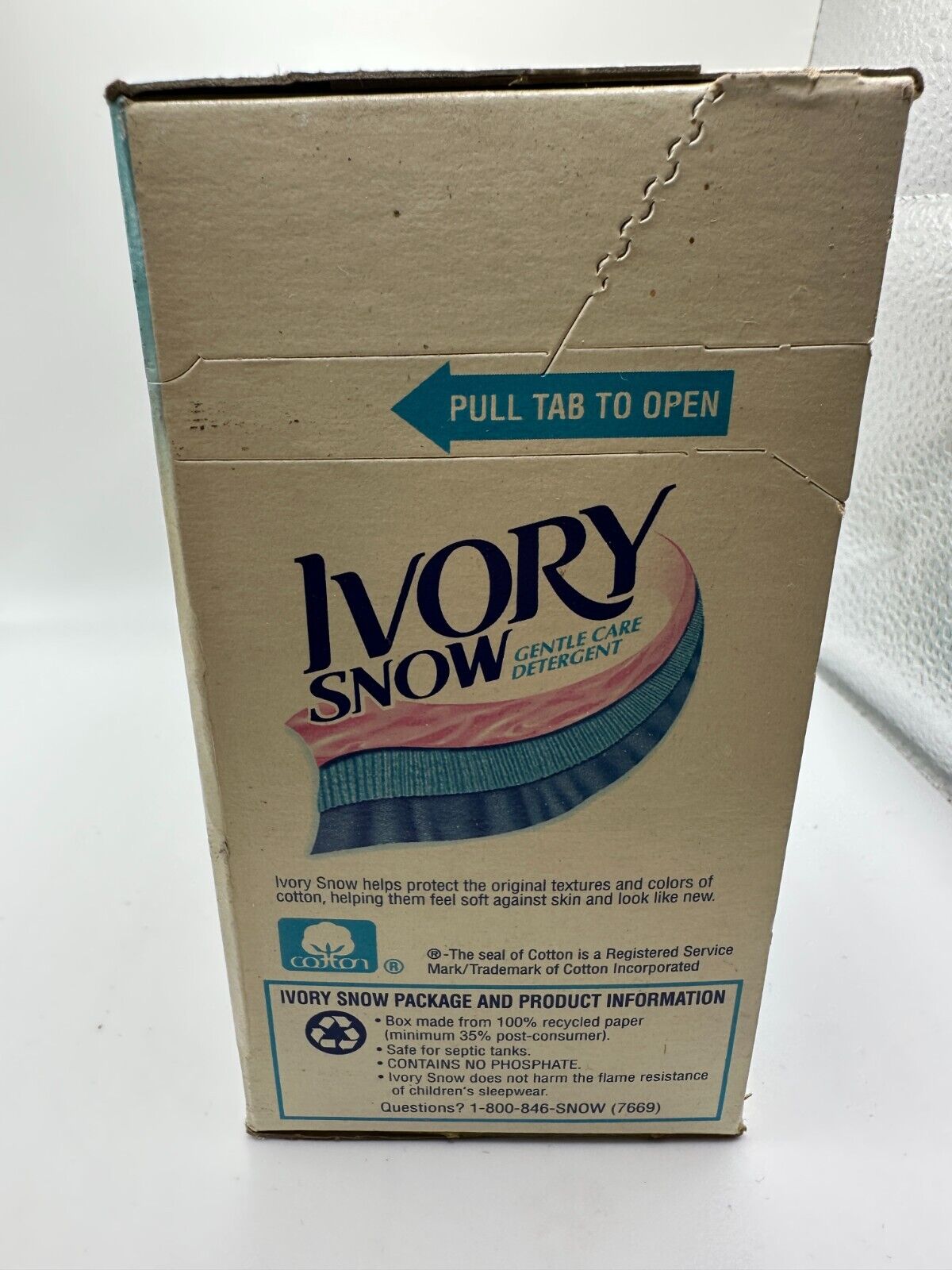 Ivory Snow Laundry Detergent Gentle Care Powder 32 oz 18 Loads New Old Stock