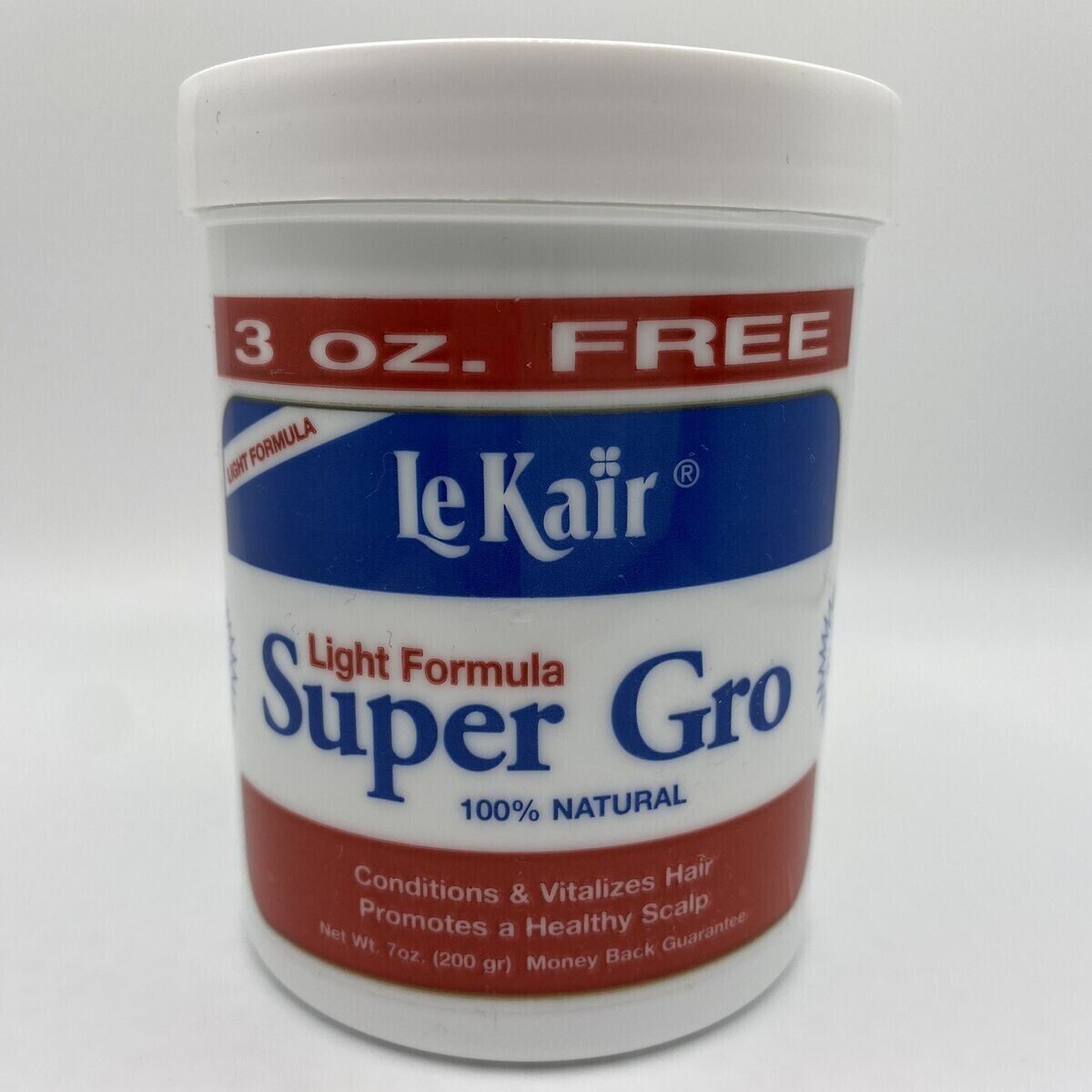 (1) Lekair Light Formula Super Gro Maximum Strength/7 oz