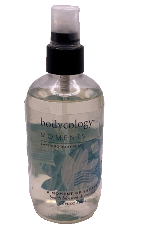 Bodycology Layering Body Mist-Moment of Escape-Beach Blossom & Sea Salt/8oz