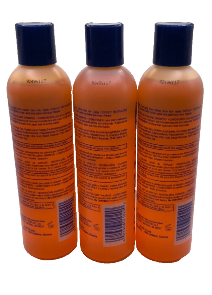 (3 Pack) Isoplus Neutralizing Shampoo + Conditioner 8oz