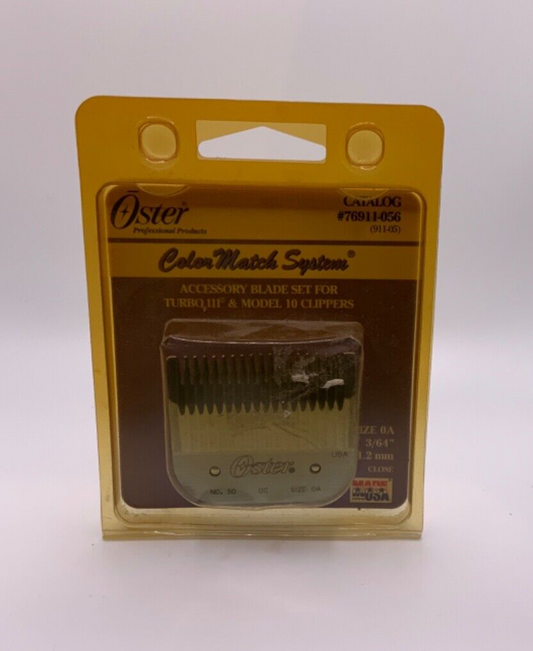Oster Turbo 111 & #10 Size 0A Hair Clipper Blade #76911-056