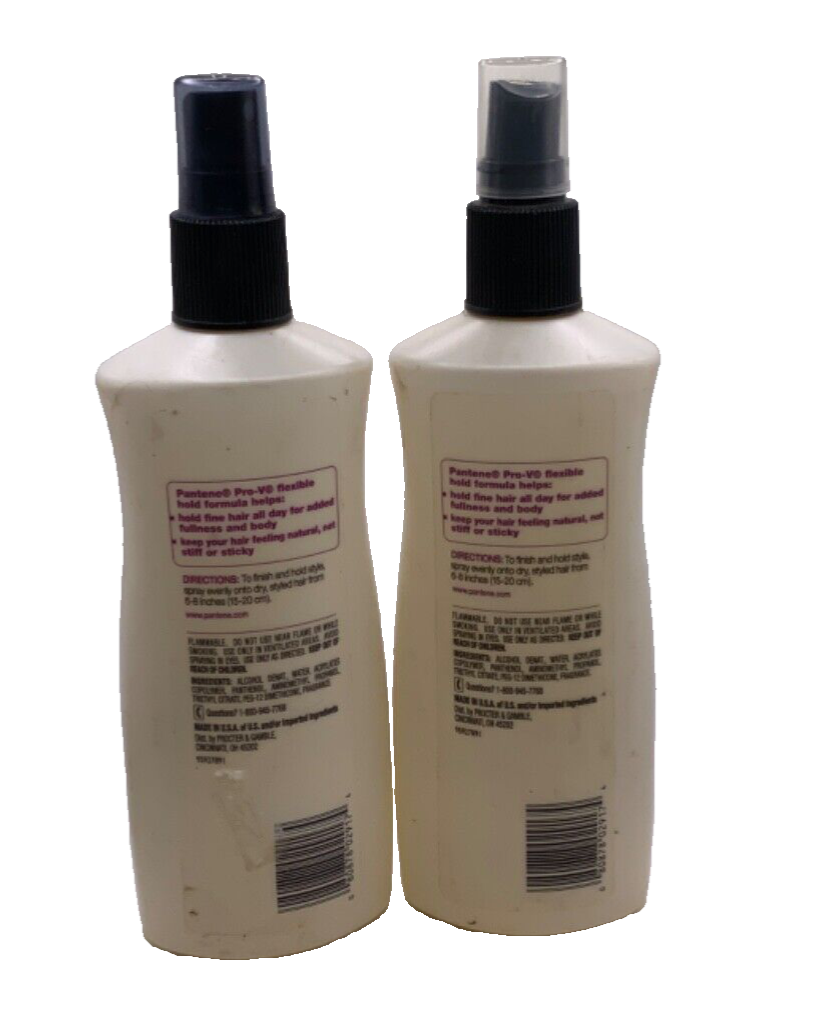 (2) Pantene Style Pro-V Volume Hairspray Flexible #1 Hold 9oz