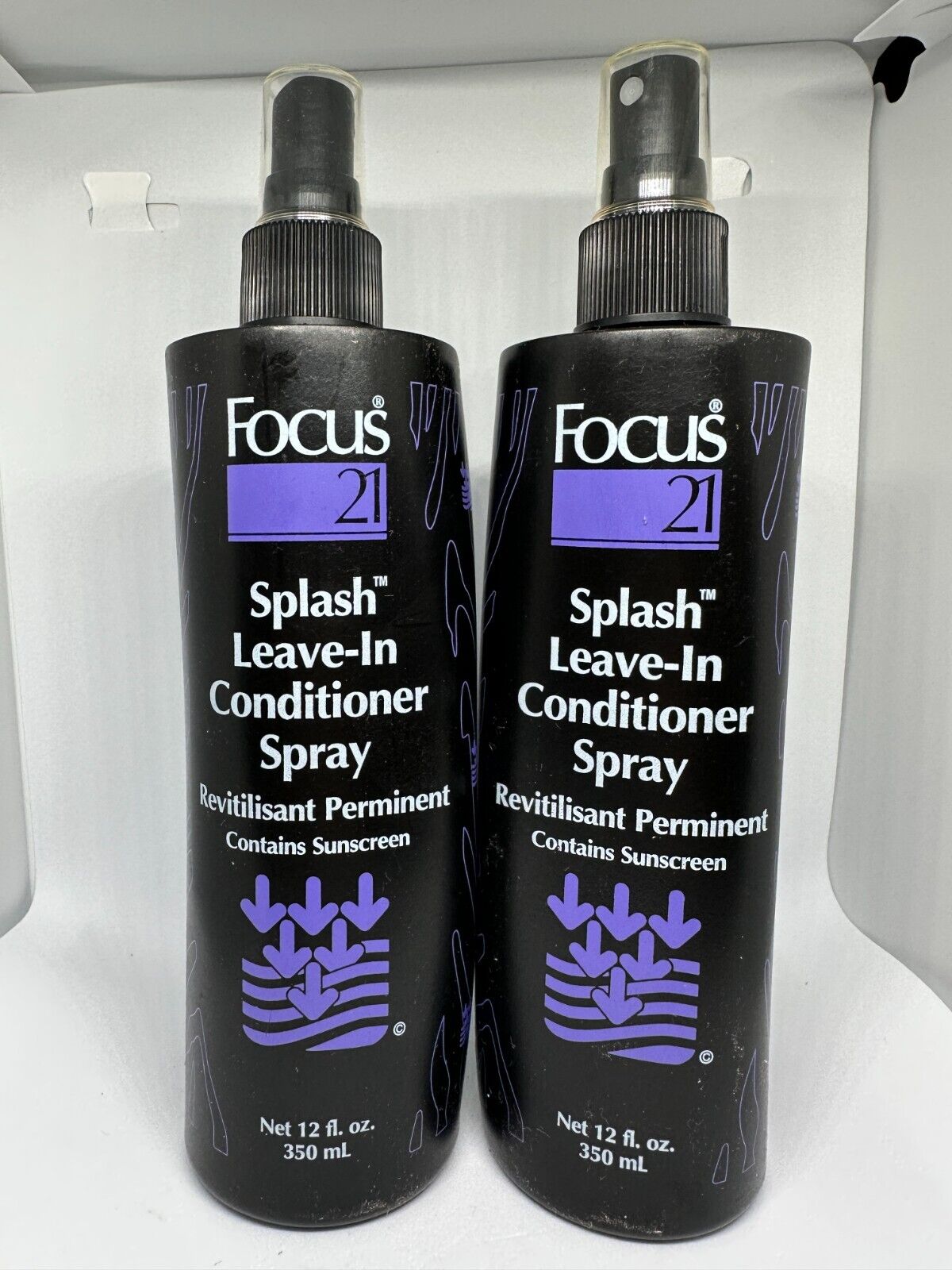 (2) Focus 21 Splash Leave-In Conditioner Spray 12 fl oz