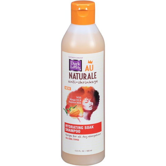 Dark and Lovely Au Naturale Anti-Shrinkage Hydrating Soak Shampoo 13.5 FL. OZ.