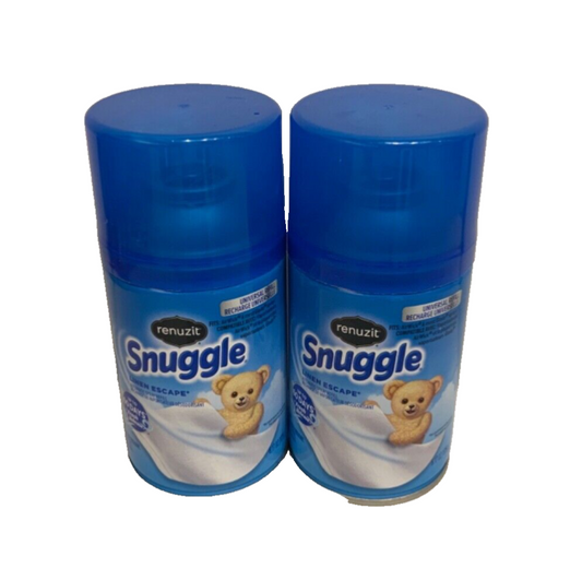 (2 Pack) Renuzit Snuggle Linen Escape Universal Refill 6.17oz