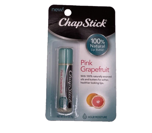 Chapstick Pink Grapefruit 100% Natural Lip Butter 0.15oz