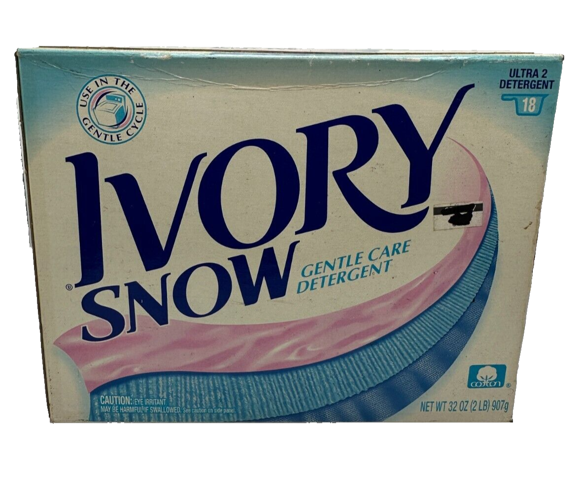 Ivory Snow Laundry Detergent Gentle Care Powder 32 oz 18 Loads New Old Stock