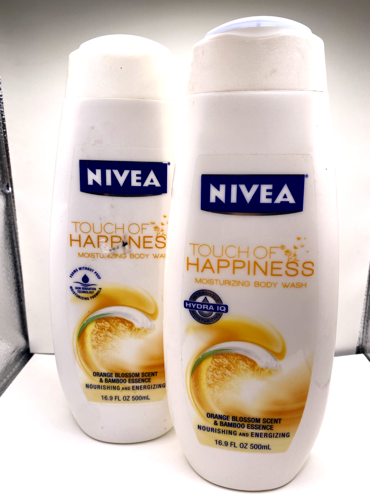 Lot of 2 NIVEA Moisturising Body Wash Care & Orange Blossom 16.9 Fl Oz 500ML